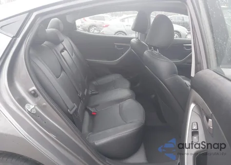 2012 Hyundai Elantra Limited from USA, damaged, VIN 5NPDH4AE7CH112085